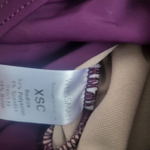 weissman xsc dance costume purple lace ruffle xs child‎ girls - Picture 4 of 4